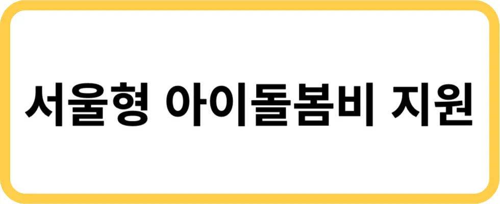 서울형 아이돌봄비 지원