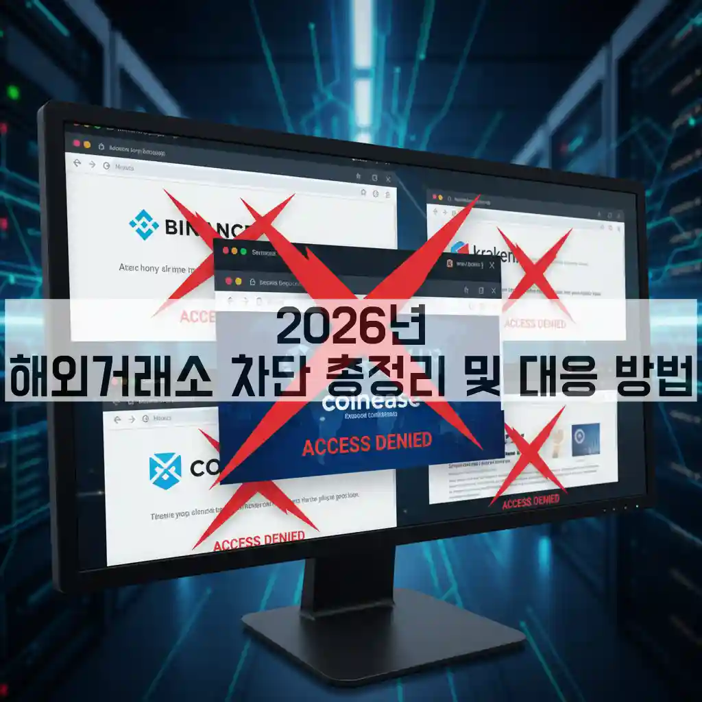 2026년 해외거래소 차단 총정리 및 대응 방법